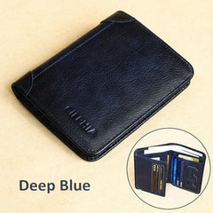 Vintage Leather Rfid Wallets For Men