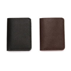Mini Soft Wallet Lychee Grain Men's Card Case