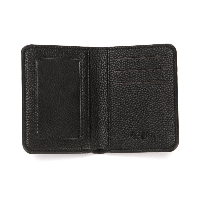 Mini Soft Wallet Lychee Grain Men's Card Case