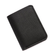 Mini Soft Wallet Lychee Grain Men's Card Case