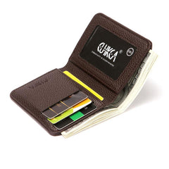 Mini Soft Wallet Lychee Grain Men's Card Case