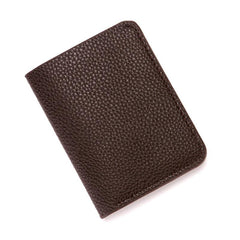 Mini Soft Wallet Lychee Grain Men's Card Case