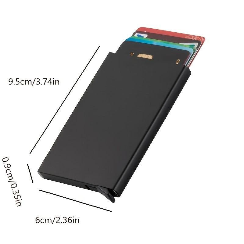 Slim Aluminium Credit Card Holder Wallet Case for Men Women