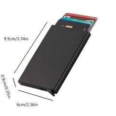 Slim Aluminium Credit Card Holder Wallet Case for Men Women