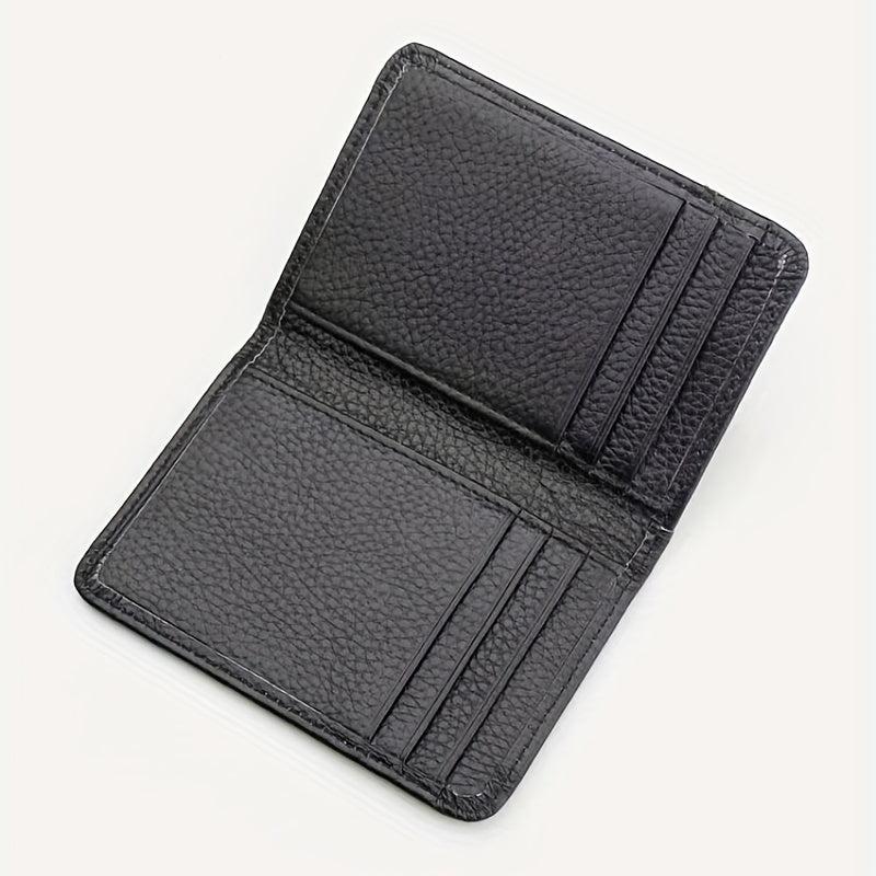 Men's Ultra thin Leather Card Holder Anti magnetic Wallet