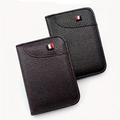 Men's Ultra thin Leather Card Holder Anti magnetic Wallet