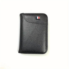 Men's Ultra thin Leather Card Holder Anti magnetic Wallet