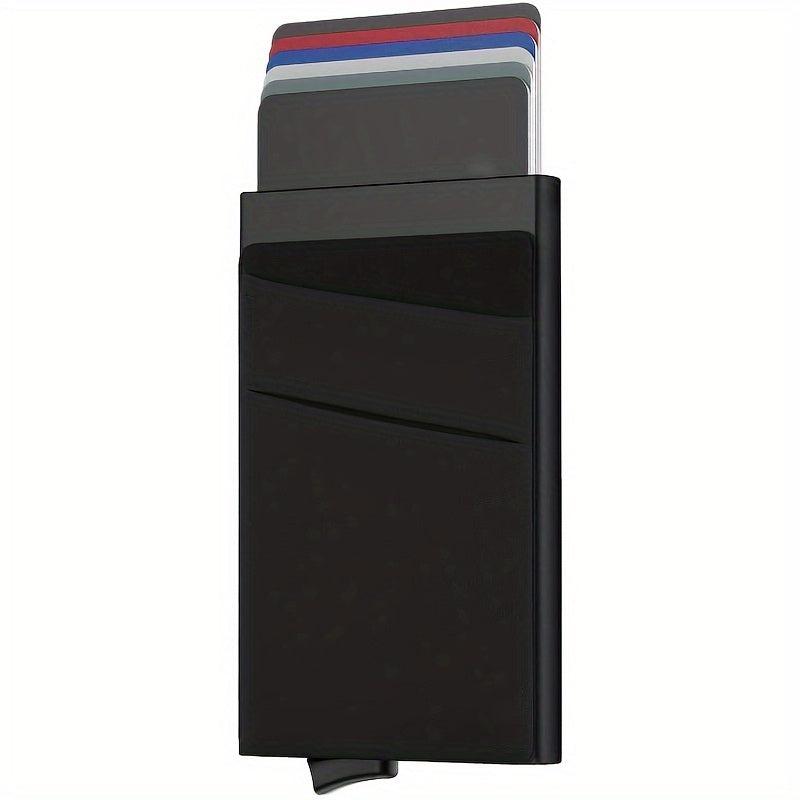 Pop Up Credit Card Holder Money Bag RFID Business Card Wallet