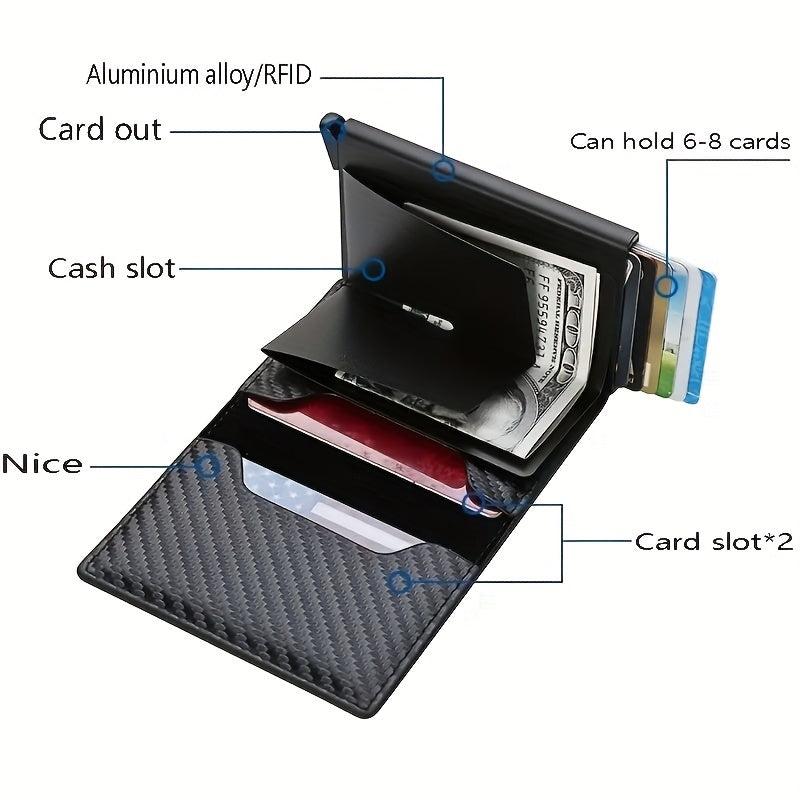 Men's RFID Card Holder Anti Theft