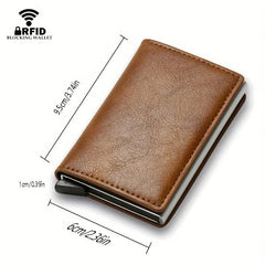 Men's RFID Card Holder Anti Theft