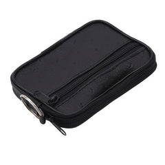 Men's Mini Business Leather Coin Purse Zipper Card Holder