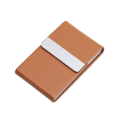 Leather Cigarette Case Magnetic Close Tobacco Holder Slim Case