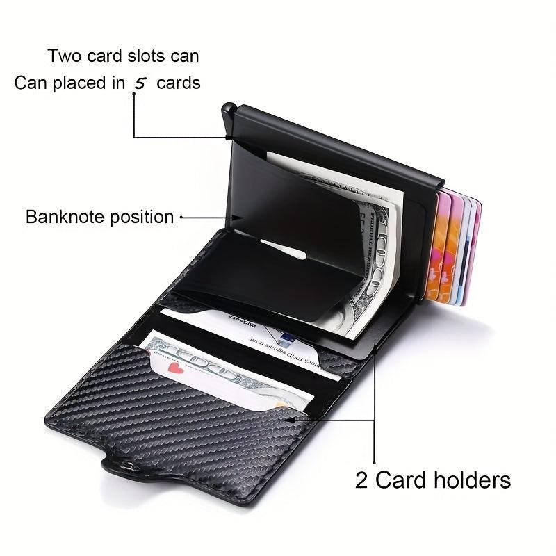 Anti Theft Casual Aluminum Alloy Men's Cards Bag