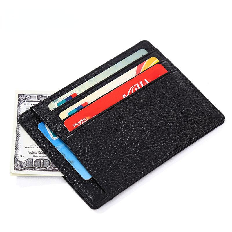 Men's Card Holder Wallet Card Case Money Clip