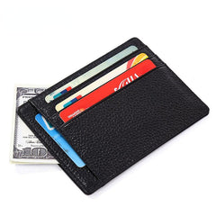 Men's Card Holder Wallet Card Case Money Clip