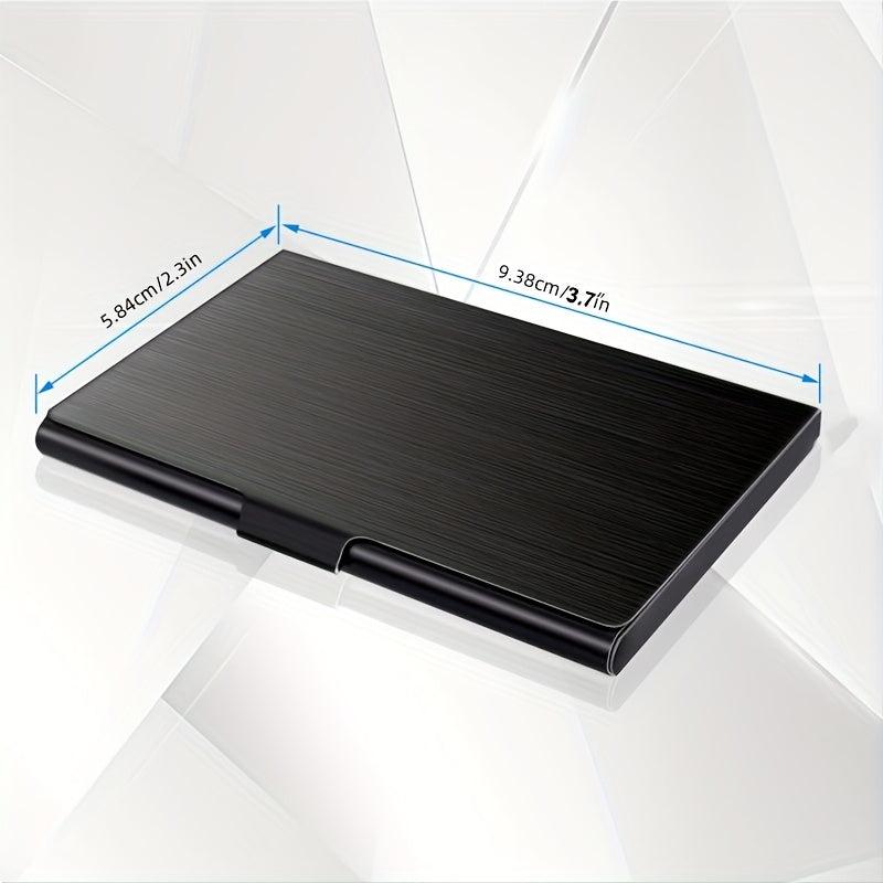 Metal Business Card Holder Case, Elegant Design