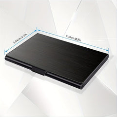 Metal Business Card Holder Case, Elegant Design