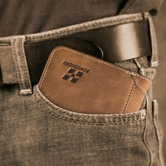 Men's Leather Card Holder Wallet Retro Style Credit ID Holder Insert Coin Wallet