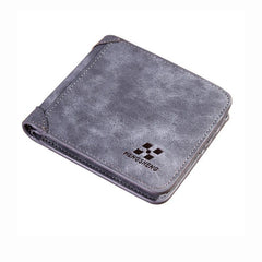 Men's Leather Card Holder Wallet Retro Style Credit ID Holder Insert Coin Wallet