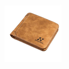Men's Leather Card Holder Wallet Retro Style Credit ID Holder Insert Coin Wallet