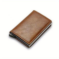 Men's RFID Blocking Wallet with Extra Card Capacity