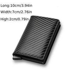 Men's RFID Blocking Wallet with Extra Card Capacity