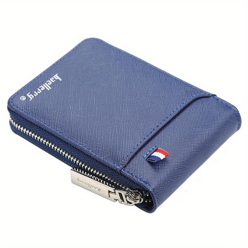 Men's Zipper Wallet with ID Window