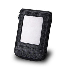 Men's Casual PU Leather Card Holder Coin Purse Credit Card Bag