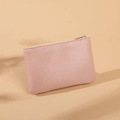 Soft Mini Wallet High Lychee Card Bag Key Storage Bag