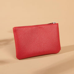 Soft Mini Wallet High Lychee Card Bag Key Storage Bag