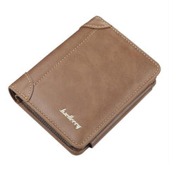 Men's Bifold Leather Wallet ID Card Holder