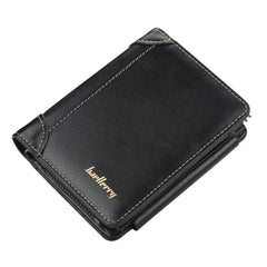 Men's Bifold Leather Wallet ID Card Holder