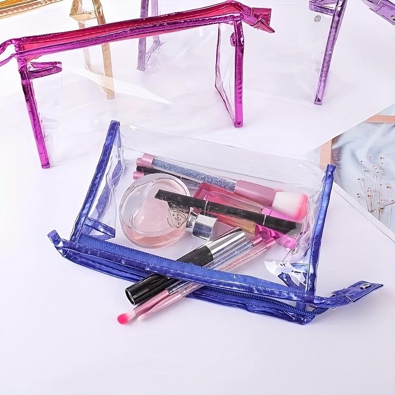 Multifunctional Travel Toiletry Bag - Zipper Cosmetic Brush Storage