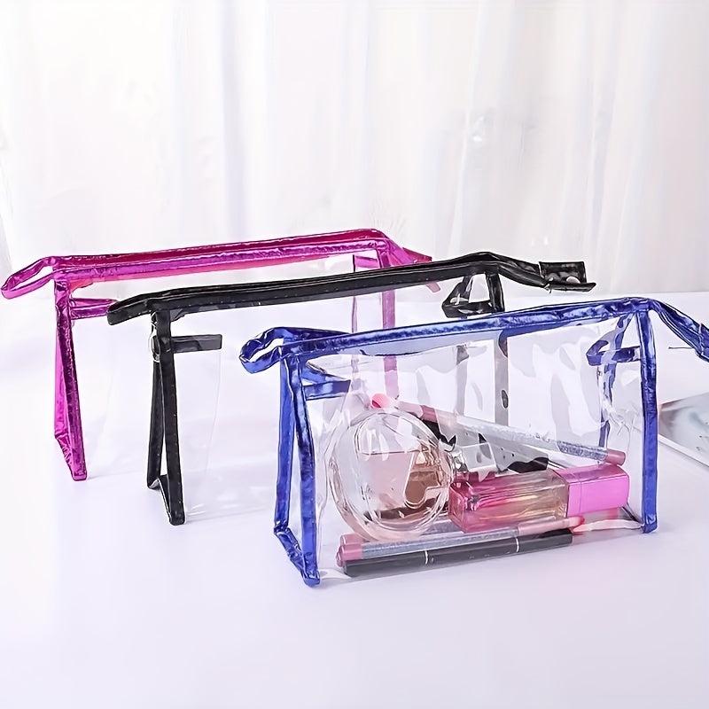 Multifunctional Travel Toiletry Bag - Zipper Cosmetic Brush Storage