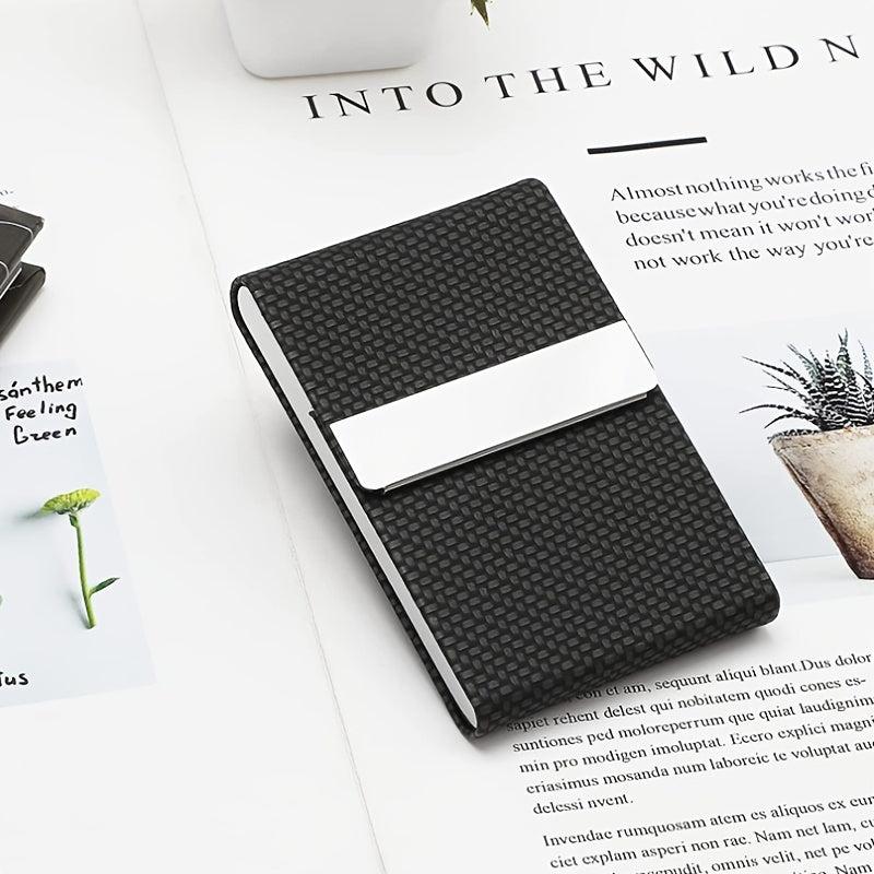 PU Leather Business Card Holder for Cards ID Credit Gift Cards