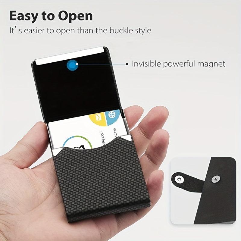 PU Leather Business Card Holder for Cards ID Credit Gift Cards