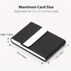 PU Leather Business Card Holder for Cards ID Credit Gift Cards