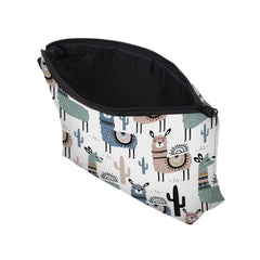 Cartoon Print Zipper Pouch Lightweight Travel Storage Bag