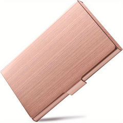 Men's Stainless Steel Card Holder Anti Fingerprint Coating