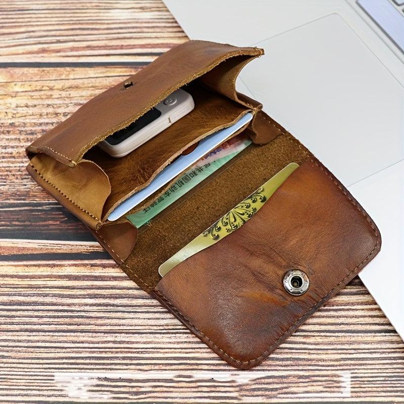 Men's Leather Driver's Holder Wallet