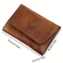 Men's Leather Driver's Holder Wallet