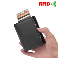 Men's Short Wallet Card Holder Anti-theft Brush Anti-magnetic