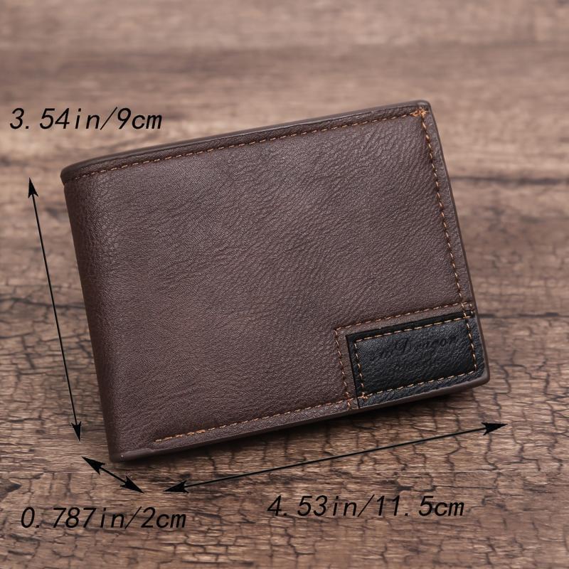 Casual Business Loose-Leaf Wallet Small Zipper