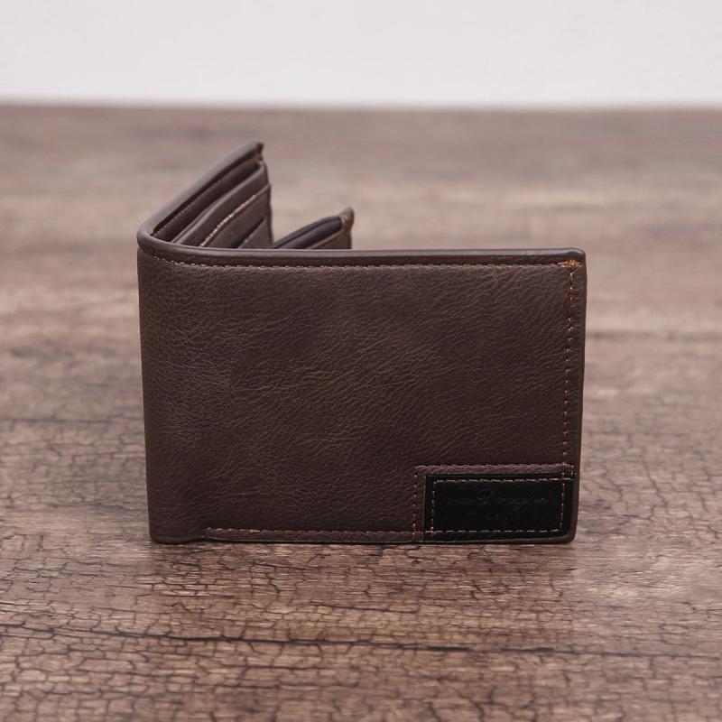 Casual Business Loose-Leaf Wallet Small Zipper