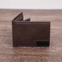 Casual Business Loose-Leaf Wallet Small Zipper