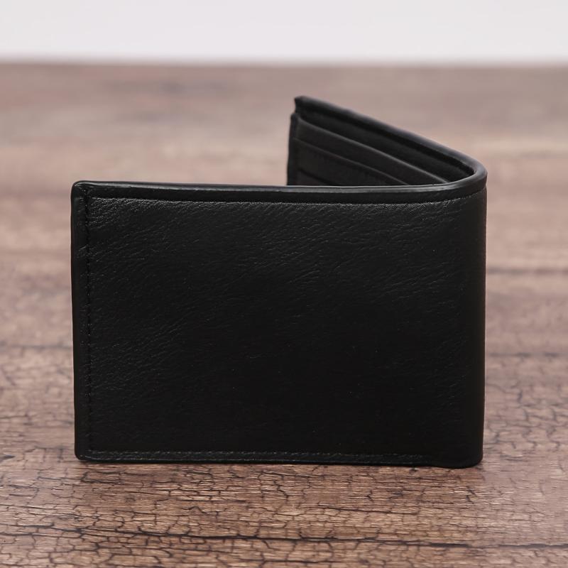 Casual Business Loose-Leaf Wallet Small Zipper