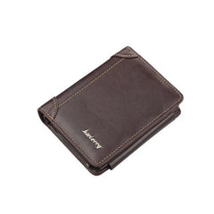 Men's 3-Fold Wallet with Card Slots & Zipper Coin Pocket