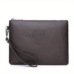 Men's Clutch Envelope Bag Business Casual Handbag Zipper Money Clip