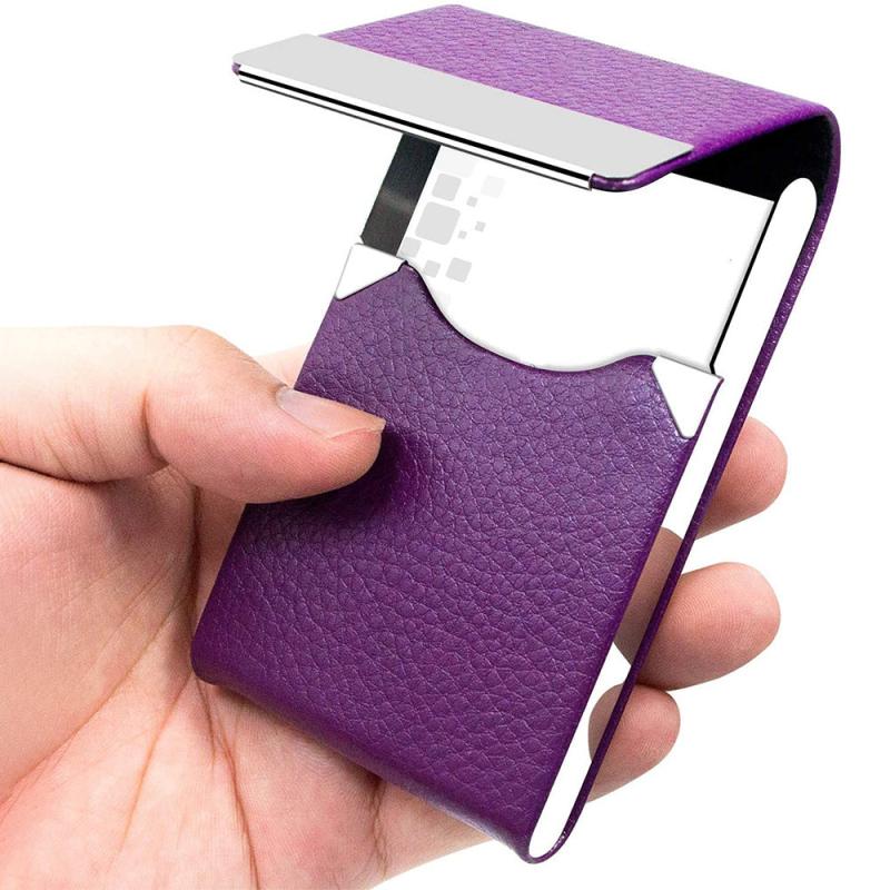 Slim Metal Pocket Card Holder Magnetic Buckle