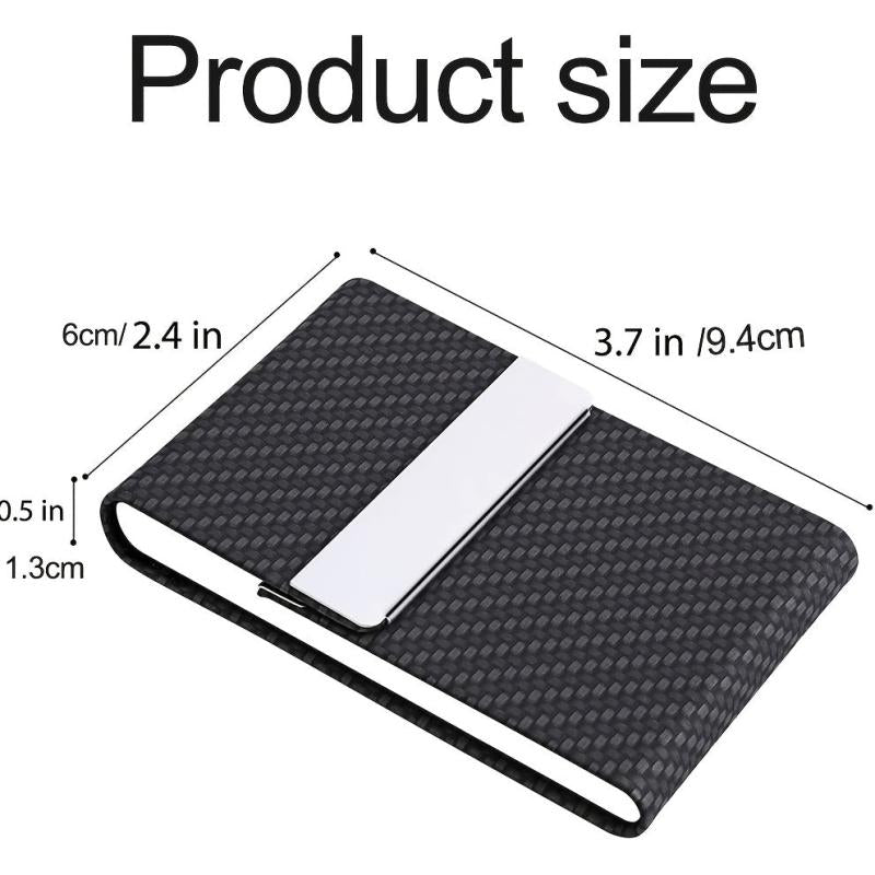 Slim Metal Pocket Card Holder Magnetic Buckle
